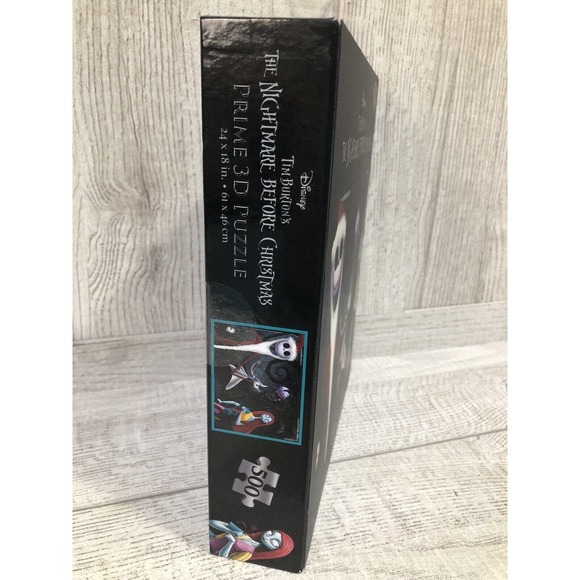 Disney The Nightmare Before Christmas 500 Piece Prime 3D Puzzle 24"X 18"/New - Picture 2 of 7